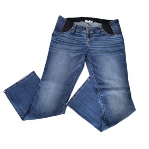 Isabel Maternity Jeans size 12/31R. Side panels and under the tummy fit